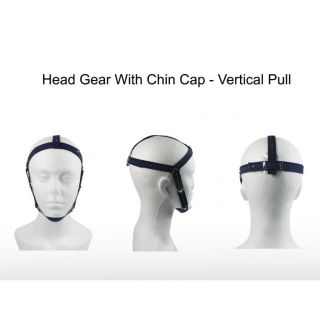 Head Gear with Chin Cap Vertical pull Small [CH-CPVS] - Rabbit Force