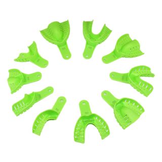 Impression Tray Plastic 10Pc - Green Guava