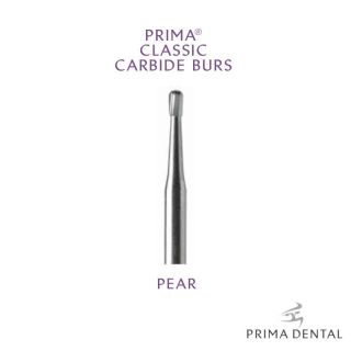 Prima Classic Carbide Operative Burs Pear - Prima Dental