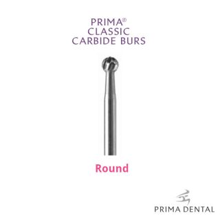 Prima Classic Carbide Operative Burs Round - Prima Dental