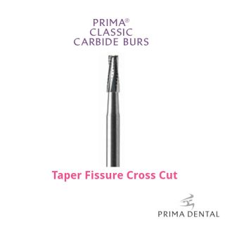 Prima Classic Carbide Operative Burs Taper Fissure Cross Cut - Prima Dental