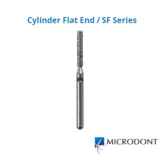  Diamond Bur FG Cylinder Flat End Series / SF Series - Microdont