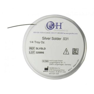 Silver Solder Wire .031 x 6Ft 7.78gms [SLVSLD] - G&H