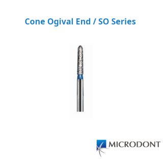 Diamond Bur FG Cone Ogival End / SO Series - Microdont